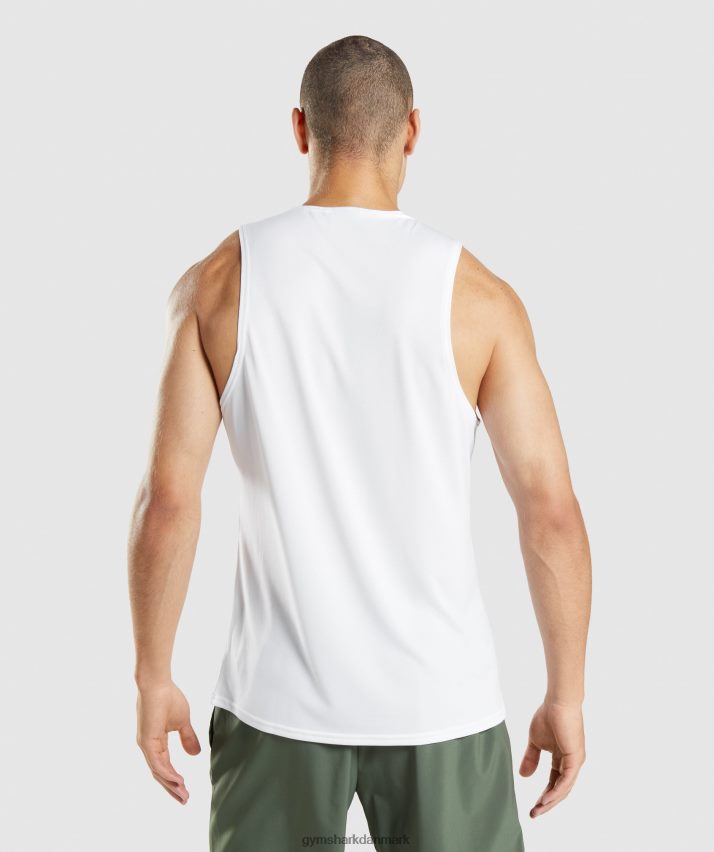 Mænd Gymshark ankomst tank N4ZDDN897 hvid