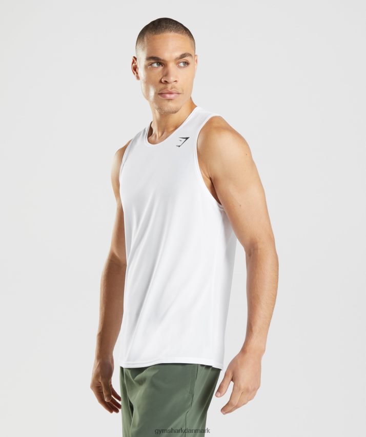 Mænd Gymshark ankomst tank N4ZDDN897 hvid