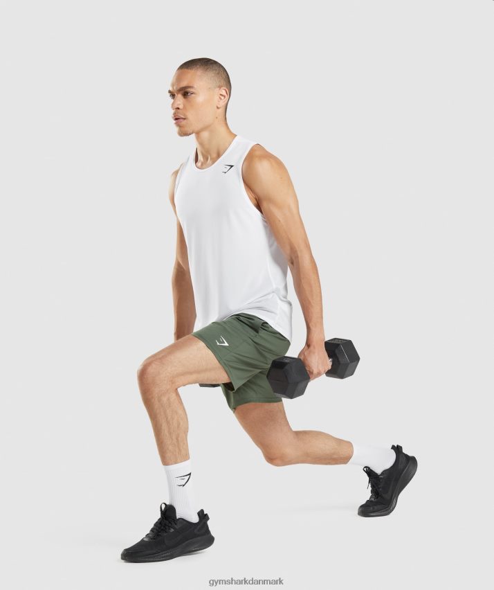 Mænd Gymshark ankomst tank N4ZDDN897 hvid
