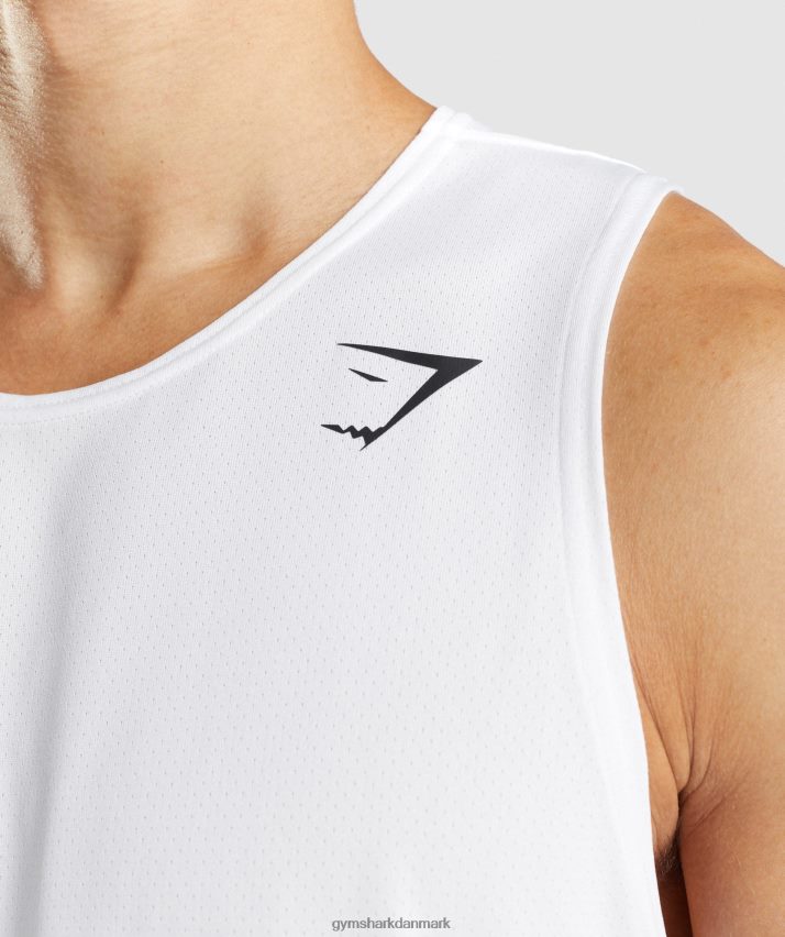 Mænd Gymshark ankomst tank N4ZDDN897 hvid