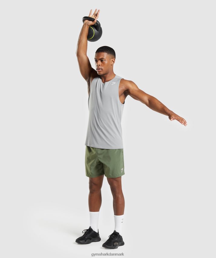 Mænd Gymshark ankomst tank N4ZDDN953 røgfarvet