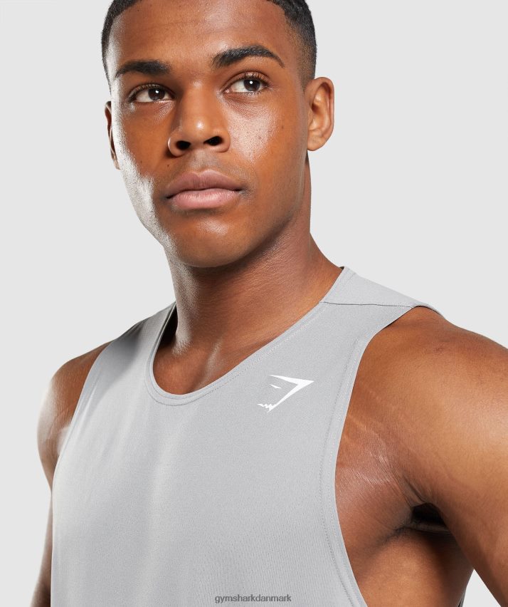 Mænd Gymshark ankomst tank N4ZDDN953 røgfarvet