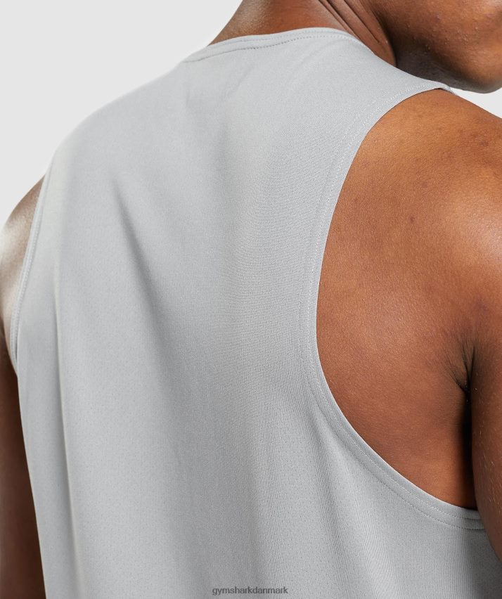 Mænd Gymshark ankomst tank N4ZDDN953 røgfarvet
