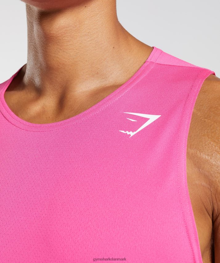 Mænd Gymshark ankomst tank N4ZDDN957 lys fuchsia