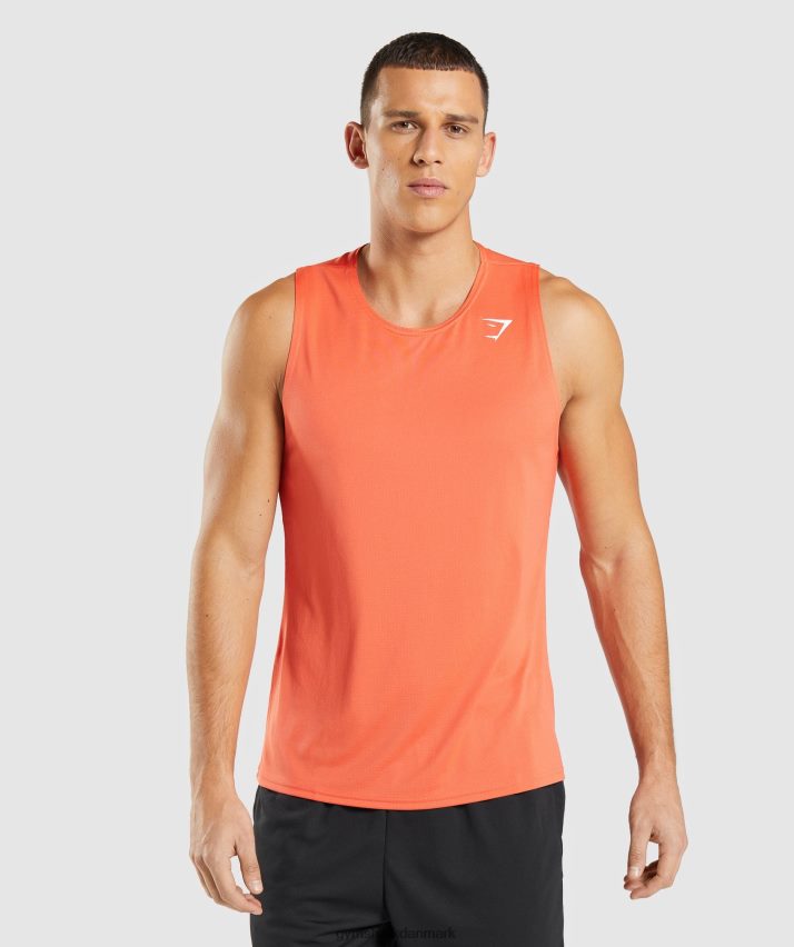 Mænd Gymshark ankomst tank N4ZDDN969 papaya appelsin