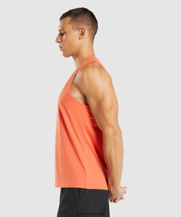 Mænd Gymshark ankomst tank N4ZDDN969 papaya appelsin