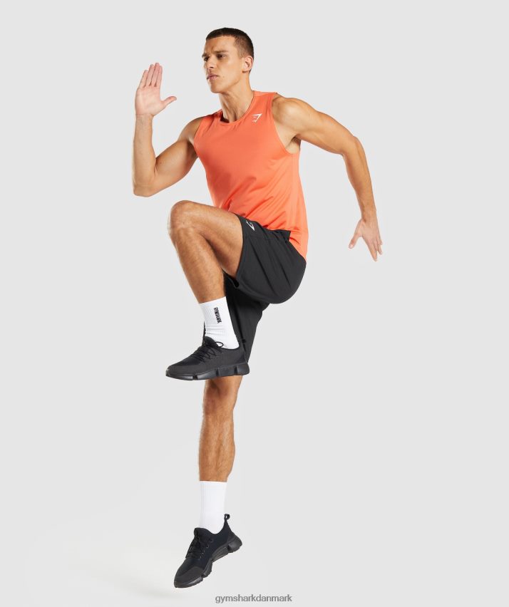 Mænd Gymshark ankomst tank N4ZDDN969 papaya appelsin