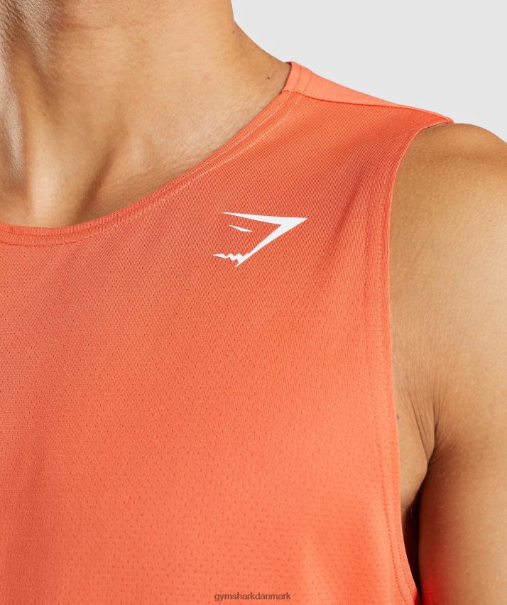 Mænd Gymshark ankomst tank N4ZDDN969 papaya appelsin