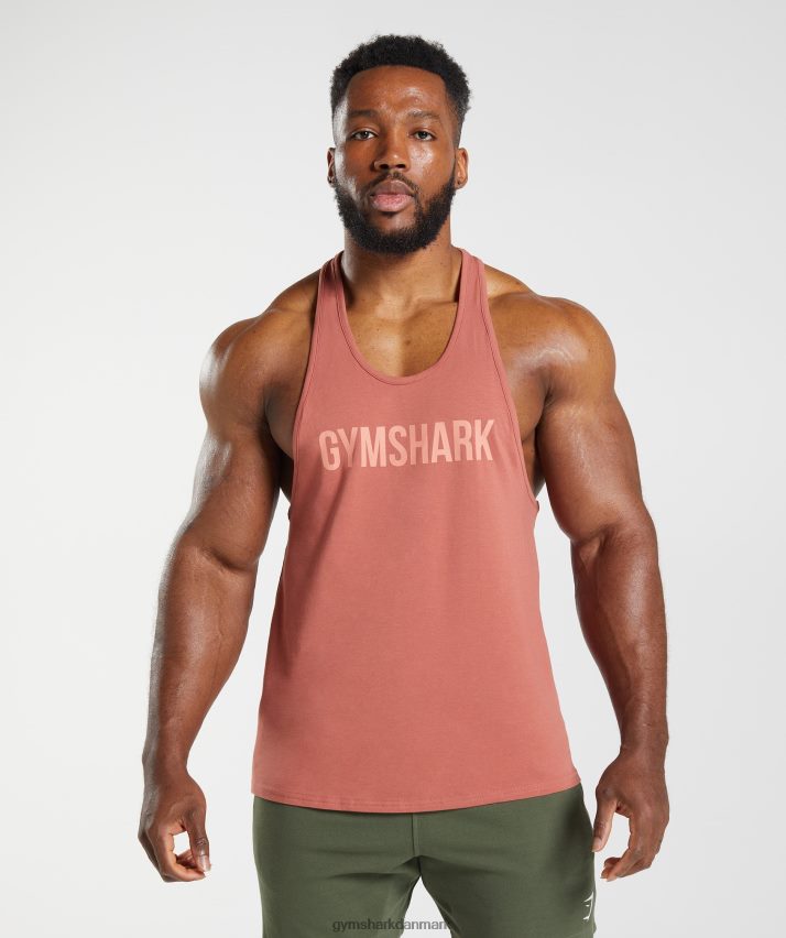 Mænd Gymshark apollo stringer N4ZDDN1000 persimmon rød