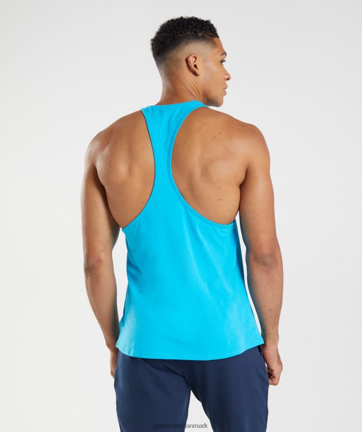 Mænd Gymshark blokstrenger N4ZDDN1007 haj blå