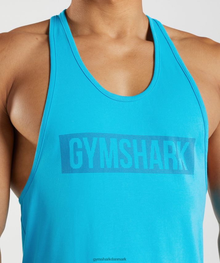 Mænd Gymshark blokstrenger N4ZDDN1007 haj blå