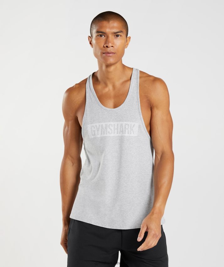 Mænd Gymshark blokstrenger N4ZDDN1012 lysegrå mergel