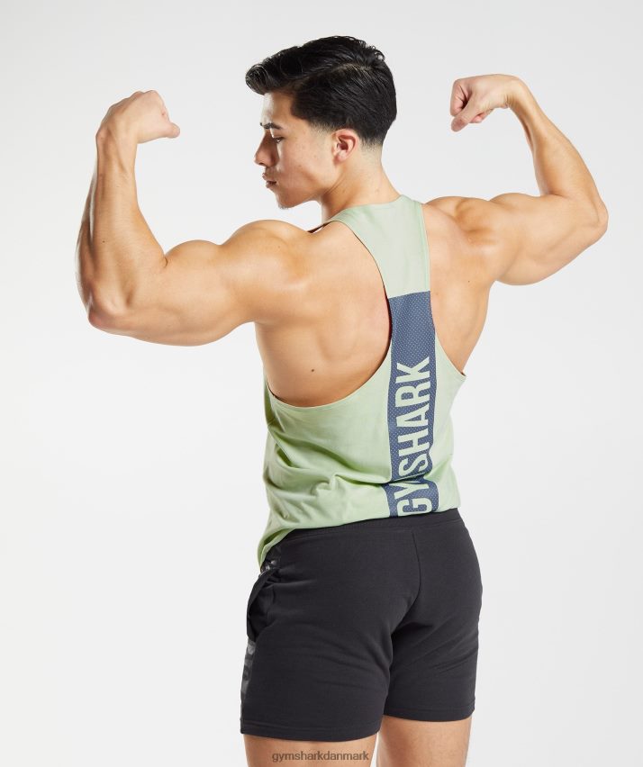 Mænd Gymshark fed stringer N4ZDDN1013 flora grøn