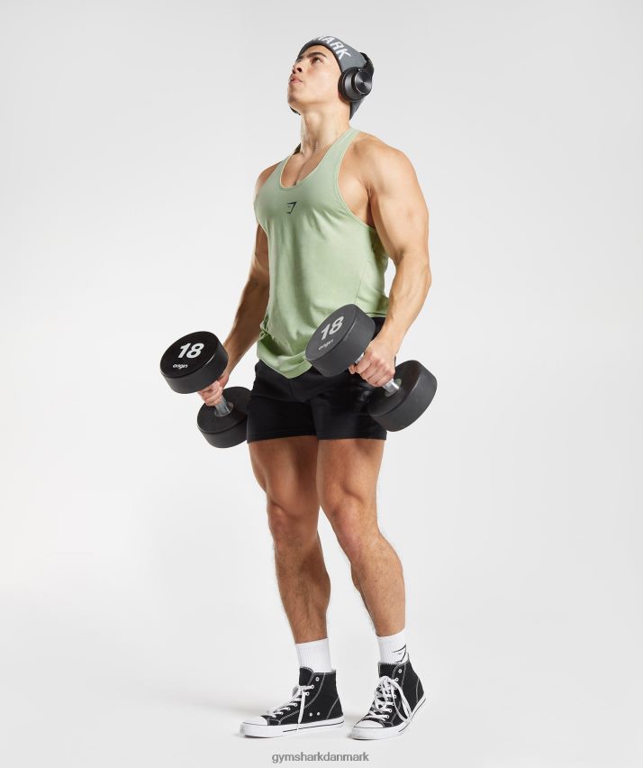 Mænd Gymshark fed stringer N4ZDDN1013 flora grøn