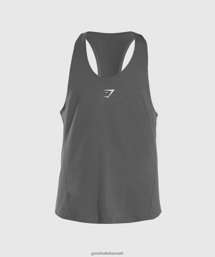 Mænd Gymshark fed stringer N4ZDDN1015 silhuet grå
