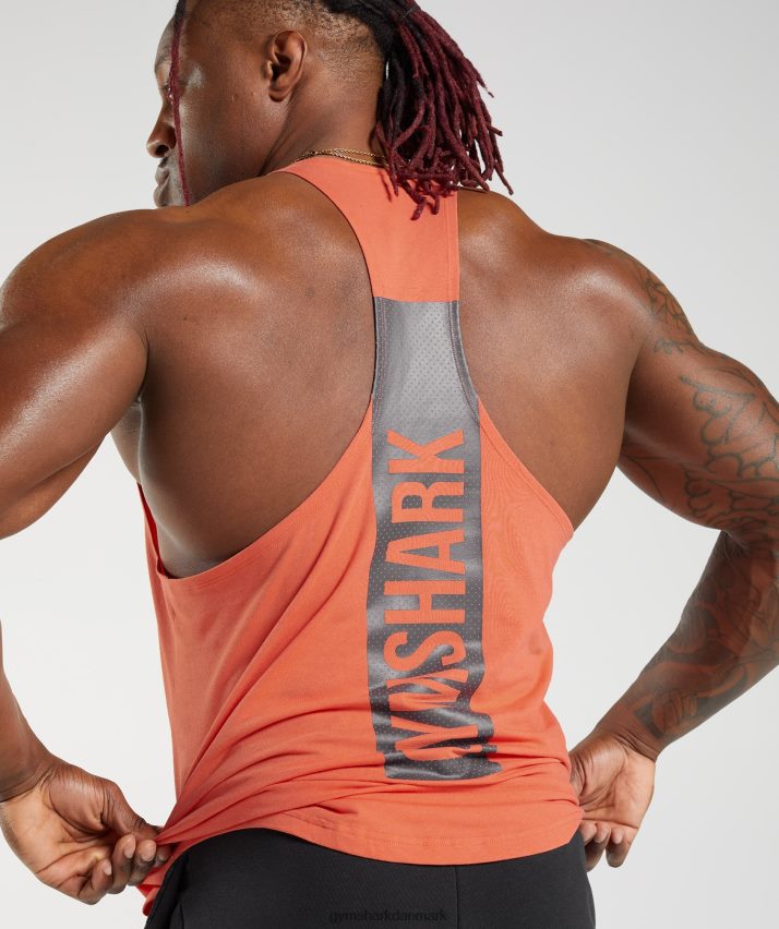 Mænd Gymshark fed stringer N4ZDDN1018 aerospace orange