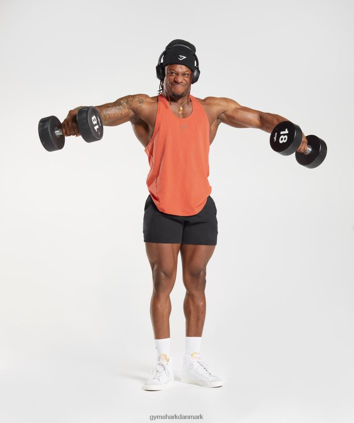 Mænd Gymshark fed stringer N4ZDDN1018 aerospace orange
