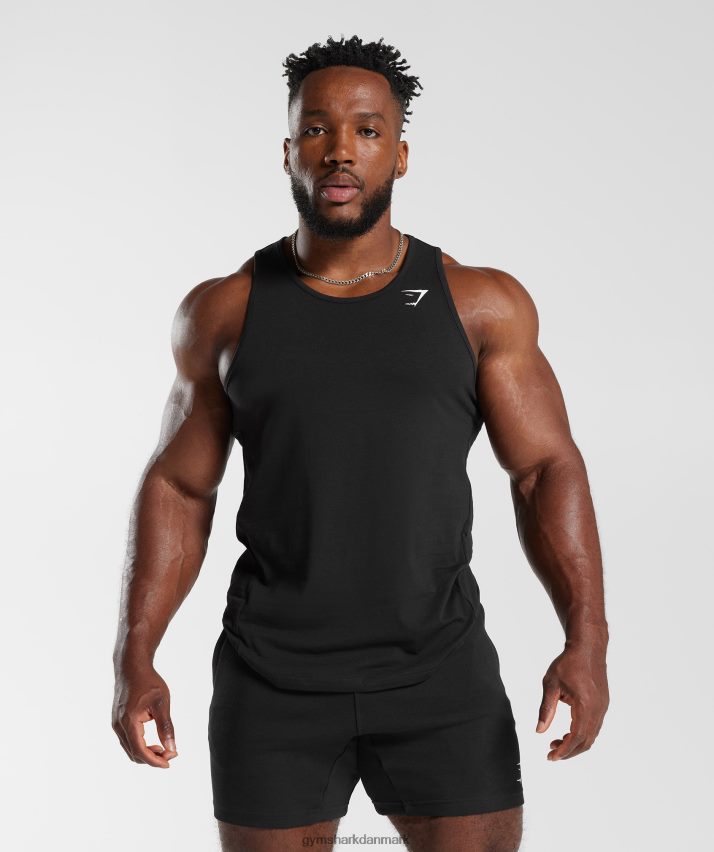 Mænd Gymshark kritisk 2.0 tank N4ZDDN924 sort