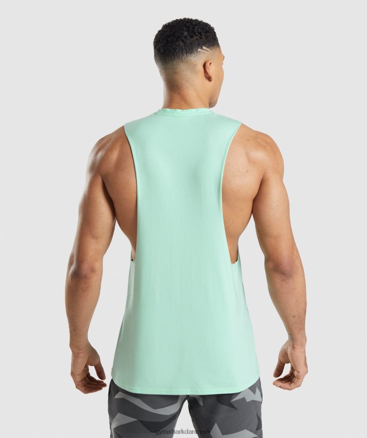 Mænd Gymshark kritisk faldarmstank N4ZDDN941 turbo blå