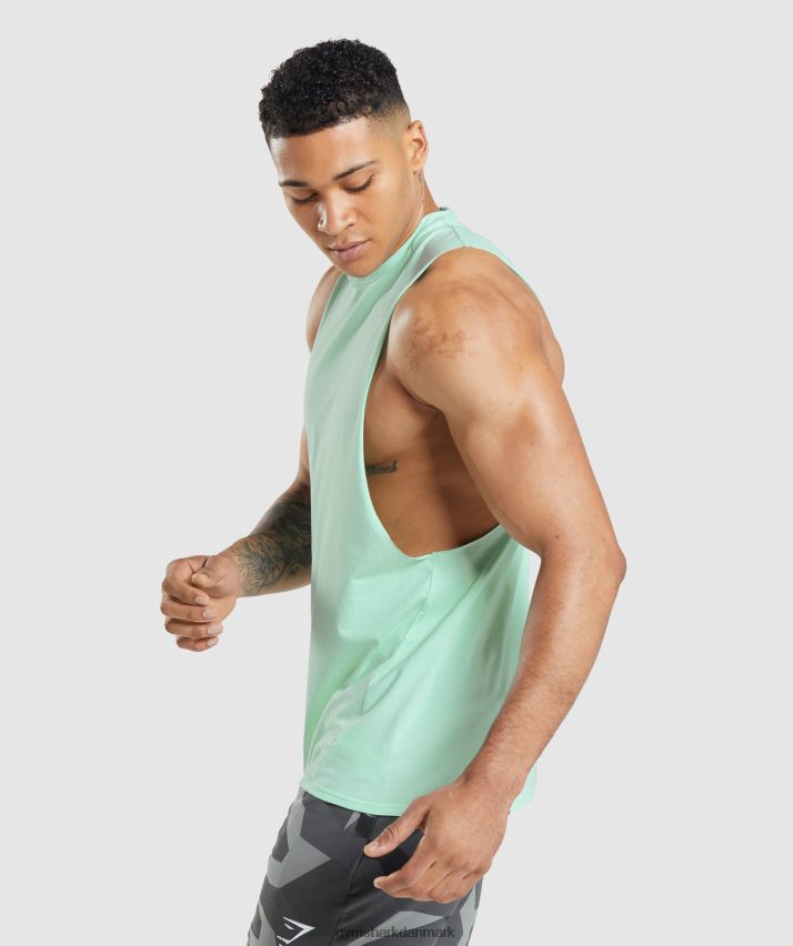 Mænd Gymshark kritisk faldarmstank N4ZDDN941 turbo blå