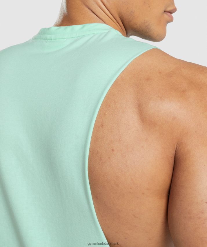 Mænd Gymshark kritisk faldarmstank N4ZDDN941 turbo blå