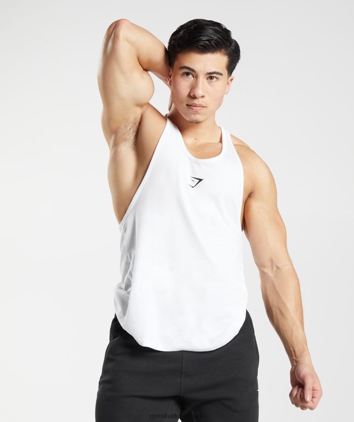 Mænd Gymshark kritisk stryger N4ZDDN997 hvid