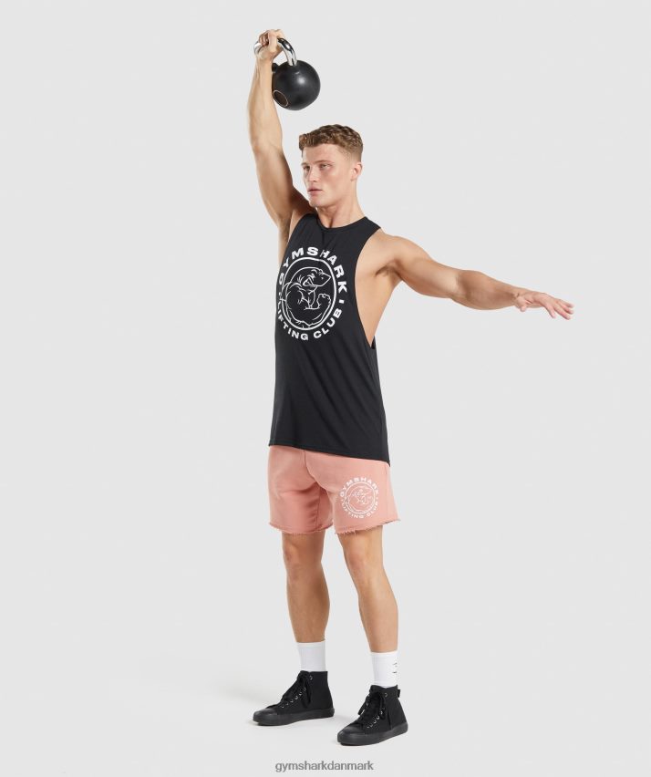 Mænd Gymshark legacy drop arm tank N4ZDDN923 sort