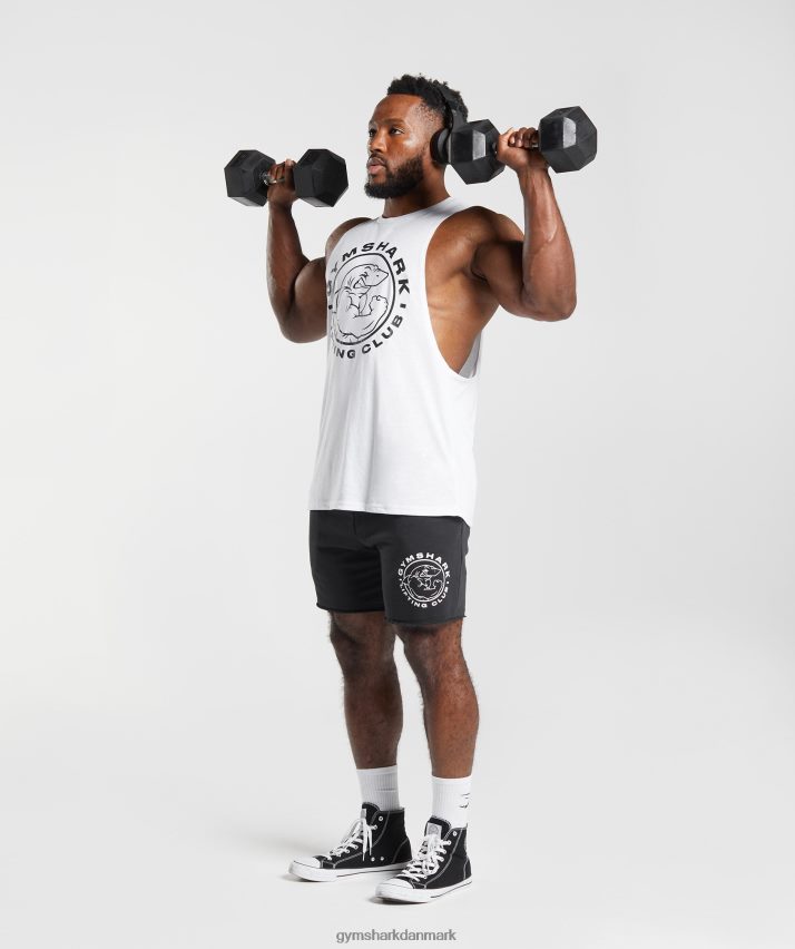 Mænd Gymshark legacy drop arm tank N4ZDDN935 hvid