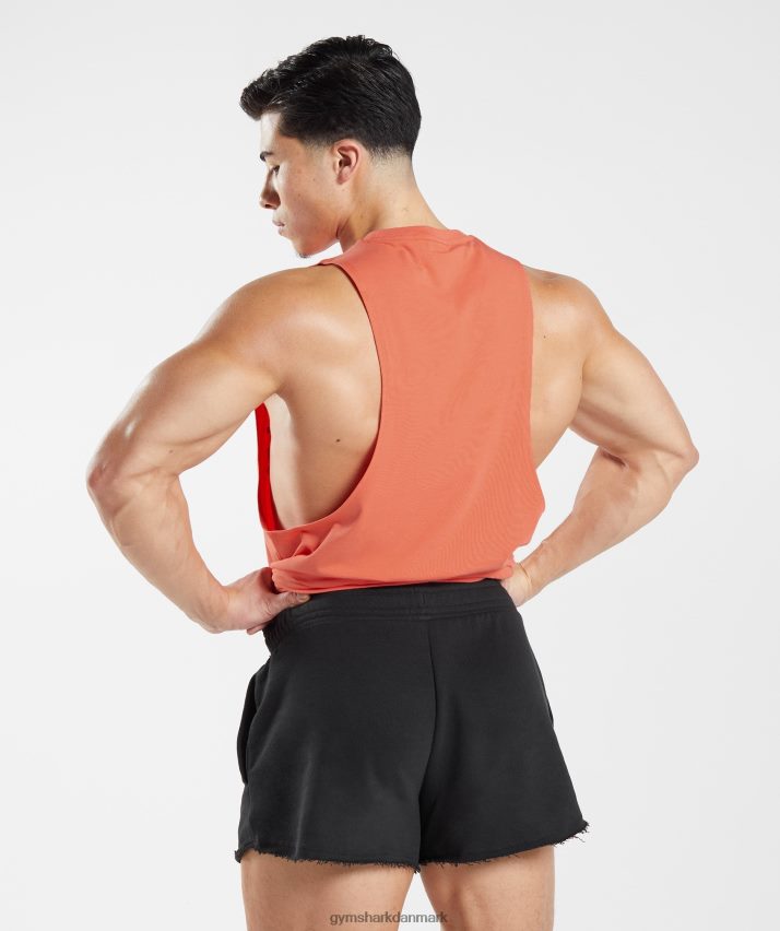 Mænd Gymshark legacy drop arm tank N4ZDDN959 aerospace orange