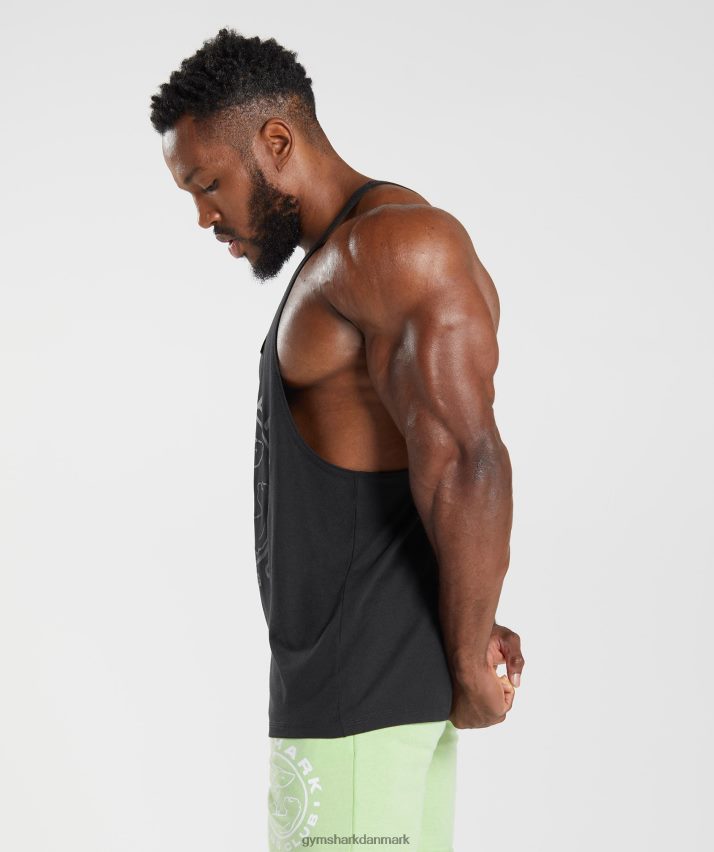Mænd Gymshark legacy stringer N4ZDDN1008 sort