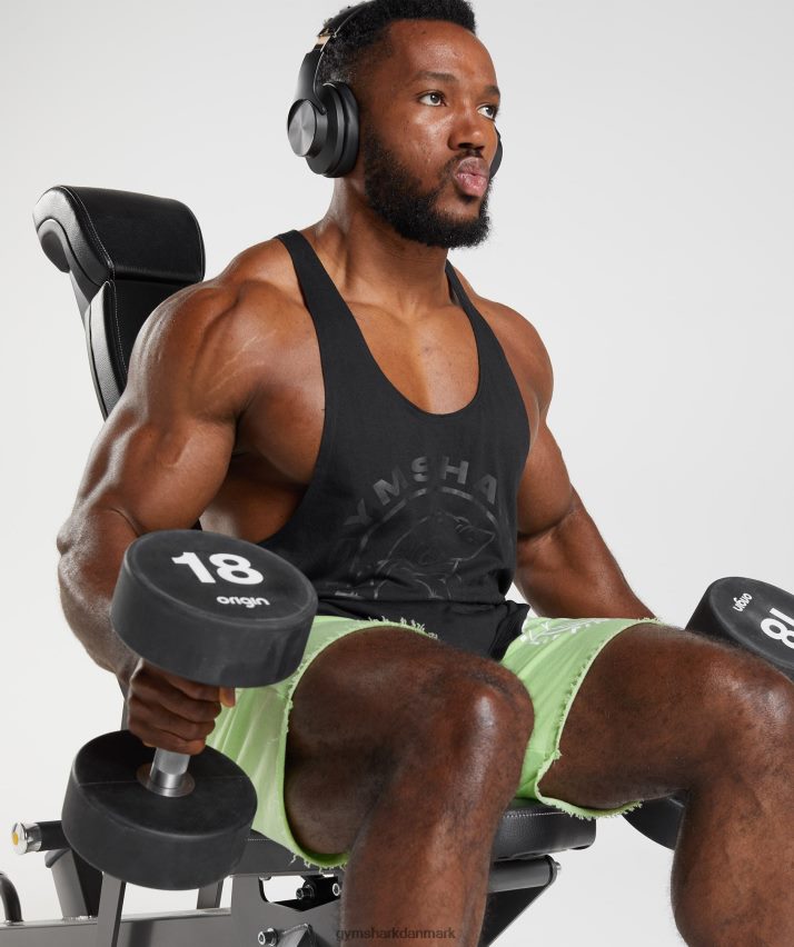Mænd Gymshark legacy stringer N4ZDDN1008 sort