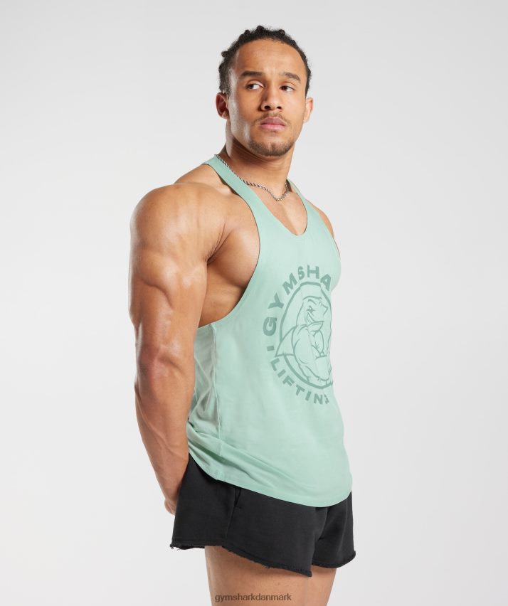 Mænd Gymshark legacy stringer N4ZDDN1011 aqua grøn