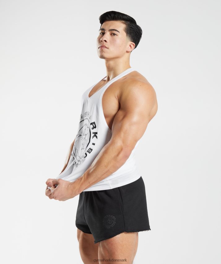 Mænd Gymshark legacy stringer N4ZDDN1016 hvid