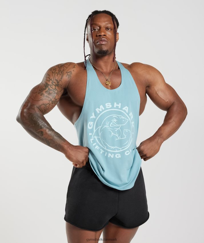 Mænd Gymshark legacy stringer N4ZDDN1021 isbjerg blå