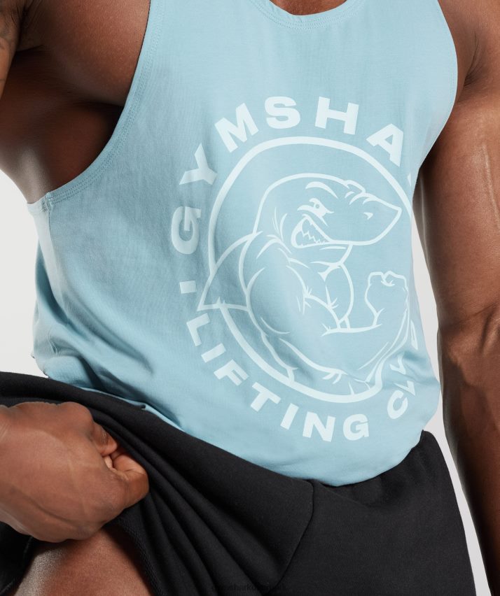 Mænd Gymshark legacy stringer N4ZDDN1021 isbjerg blå