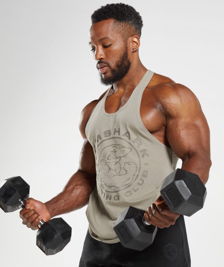 Mænd Gymshark legacy stringer N4ZDDN1022 ecru brun