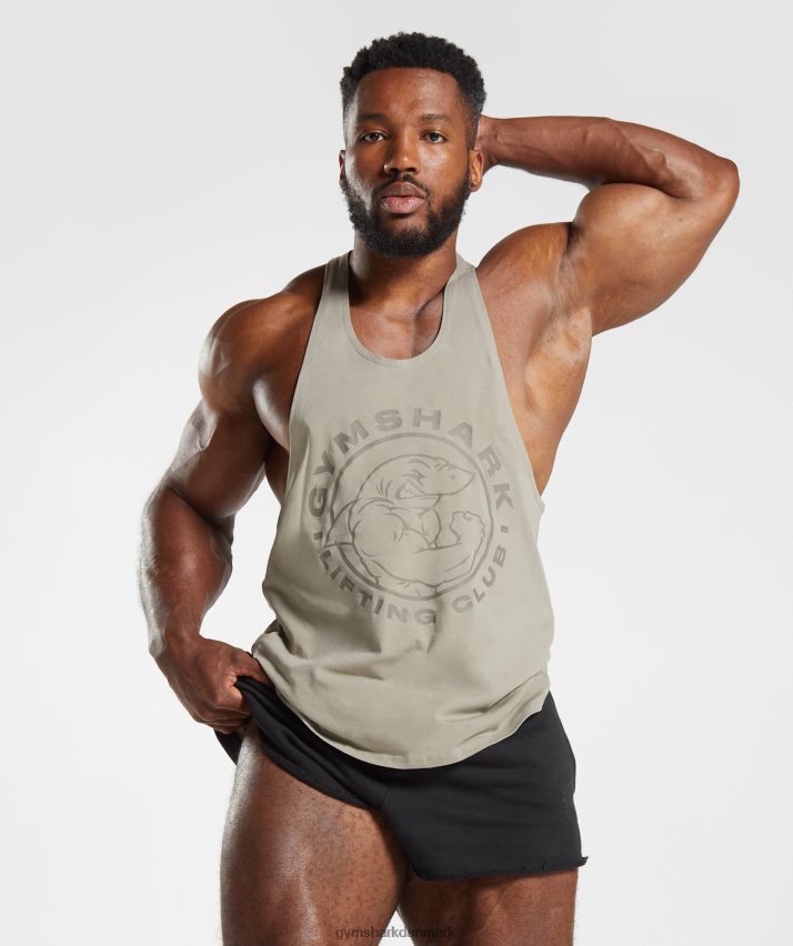 Mænd Gymshark legacy stringer N4ZDDN1022 ecru brun