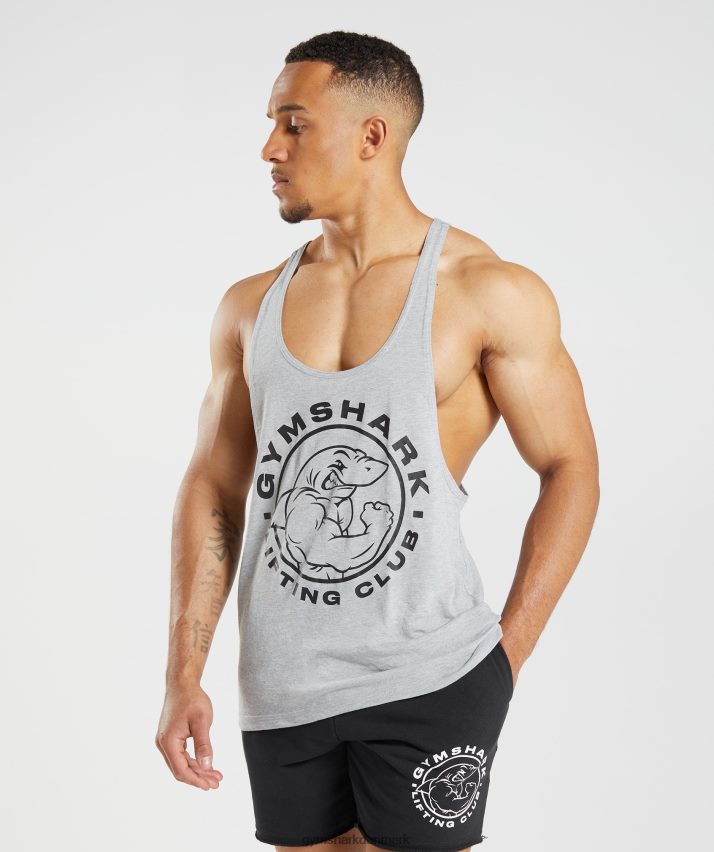 Mænd Gymshark legacy stringer N4ZDDN999 lysegrå kernemergel