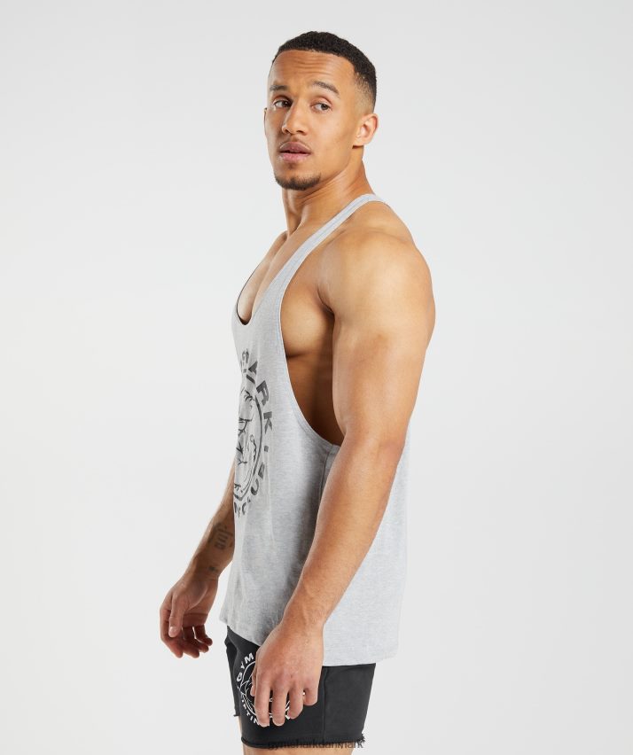 Mænd Gymshark legacy stringer N4ZDDN999 lysegrå kernemergel