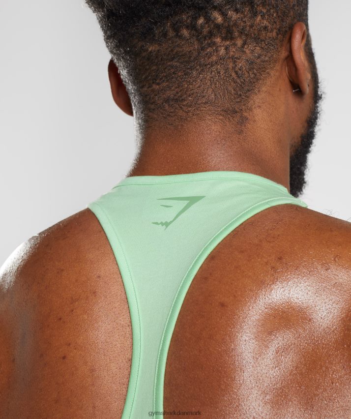 Mænd Gymshark power stringer N4ZDDN1004 aloe grøn