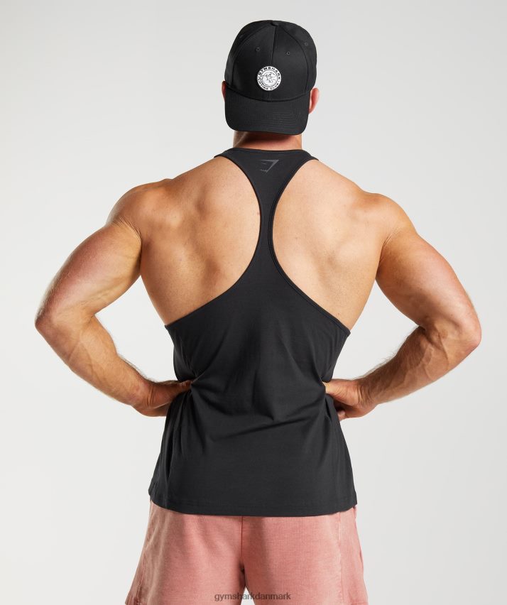 Mænd Gymshark power stringer N4ZDDN987 sort