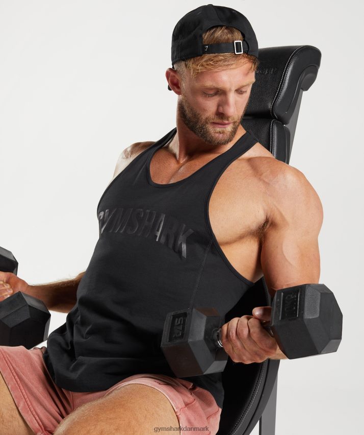 Mænd Gymshark power stringer N4ZDDN987 sort