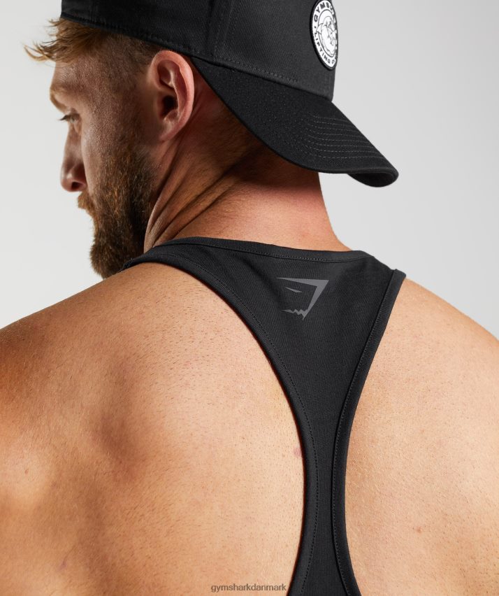 Mænd Gymshark power stringer N4ZDDN987 sort