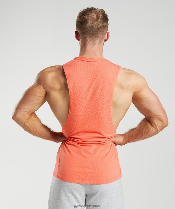 Mænd Gymshark reagere drop arm tank N4ZDDN954 aerospace orange