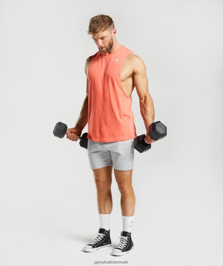 Mænd Gymshark reagere drop arm tank N4ZDDN954 aerospace orange