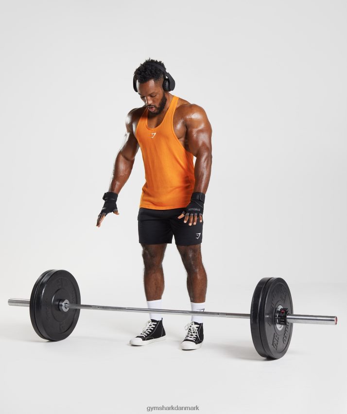 Mænd Gymshark reagere stringer N4ZDDN1025 sunburst orange