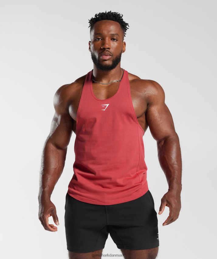 Mænd Gymshark reagere stringer N4ZDDN1026 soltørret rød