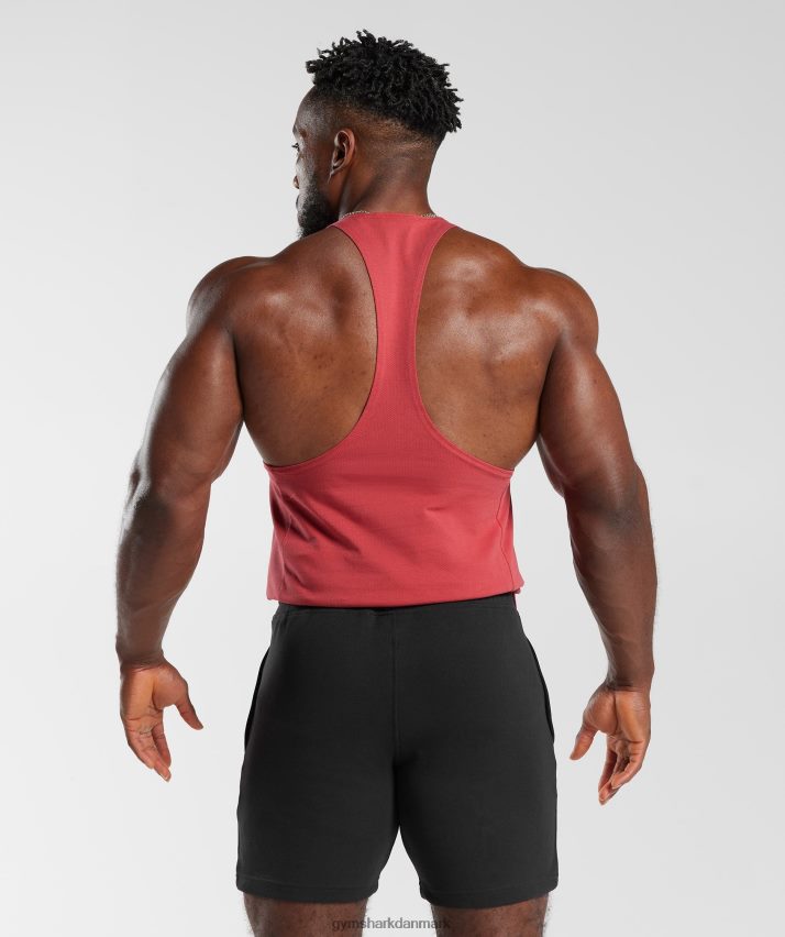 Mænd Gymshark reagere stringer N4ZDDN1026 soltørret rød