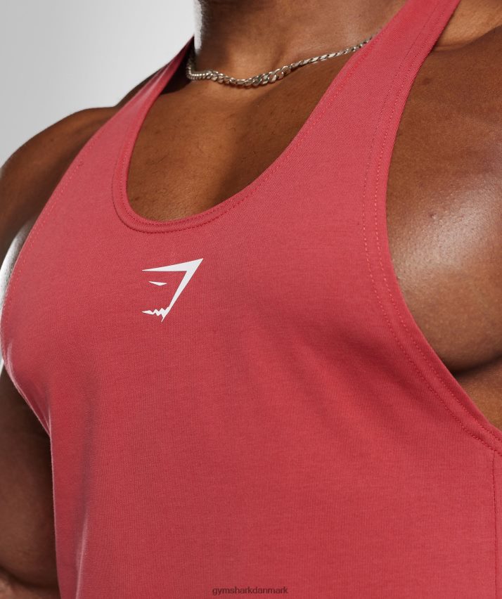Mænd Gymshark reagere stringer N4ZDDN1026 soltørret rød