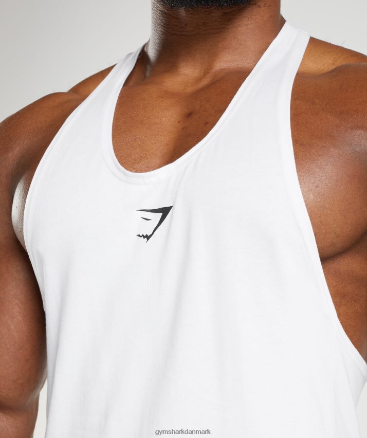 Mænd Gymshark reagere stringer N4ZDDN981 hvid